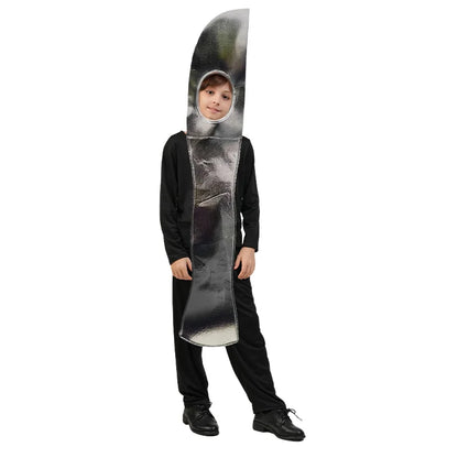 Halloween Carnival Cutlery Spoon Knife Fork Headdress Holiday Dress Up Oufits Funny Cosplay Costume Party Clothes Kids Garment
