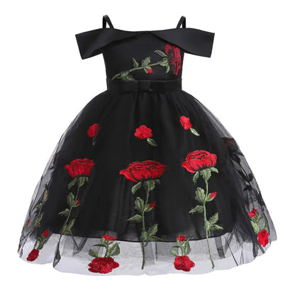 Summer Flower Girl Dresses for Weddings Formal Party Dress for Kids Girl Sleeveless Children Girls Party Dress 3-10 Years