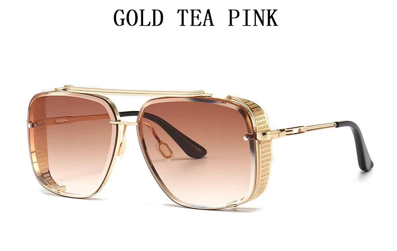 Steampunk Sunglasses For Men 2023 Punk Sunglasses Women Vintage Fashion Glasses Luxury Retro Square Shades Trending Gafas De Sol