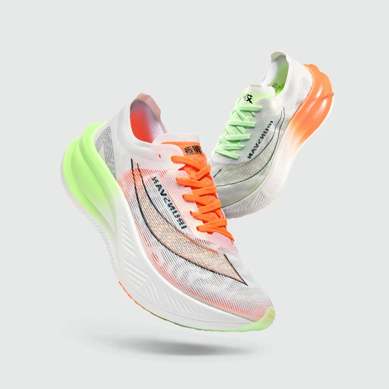 Men Running Shoes Breathable Sports Shoe Lightweight Marathon Carbon Plate Sneaker Casual Comfortable Athletic Training