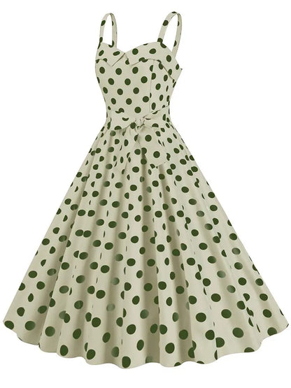 Spaghetti Strap Pink Plaid Dress Women Summer Elegant Vintage 50s Rockabilly Swing Party Dress
