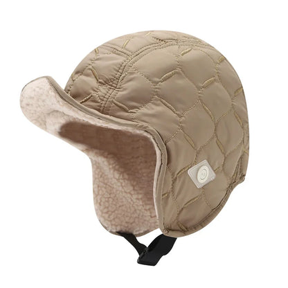 Unisex Waterproof Trapper Hat Winter Warm Reversible Earflap Bomber Cap for Skiing