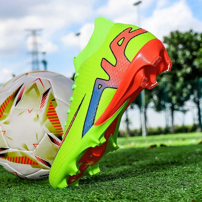 New Men Soccer Shoes Futsal Grass Cleats High-top Football Boots Non-Slip Sneakers High-quality Match Indoor Hot-selling Outdoor