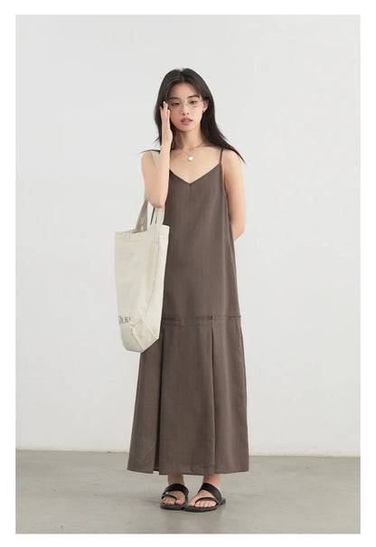 Women Dress Sets Stripe Shirt Loose Casual Long Sleeve Sunscreen Blouses Camisole V-neck Dresses Spring Autumn 2025