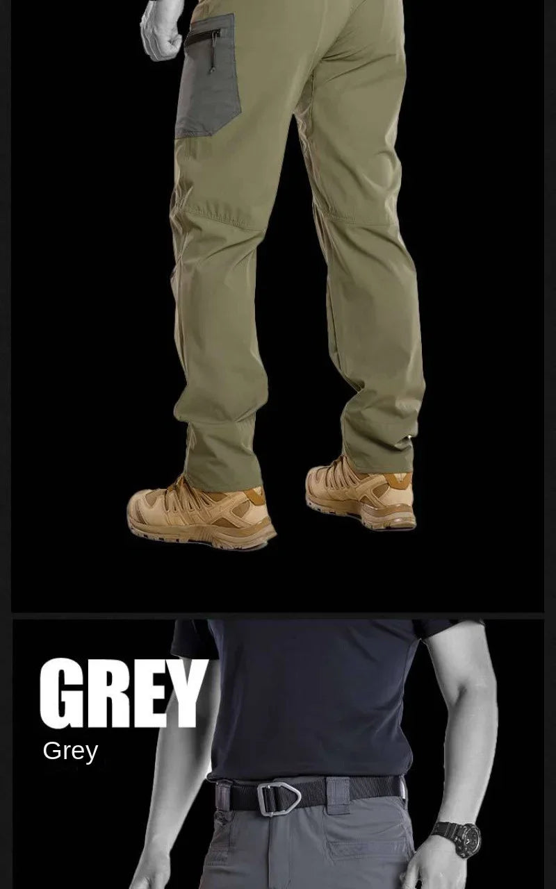 Summer Quick Drying Tactical Pants Men Outdoor Lightweight Thin Breathable Climbing Sport Hiking Pants Casual Work Trousers