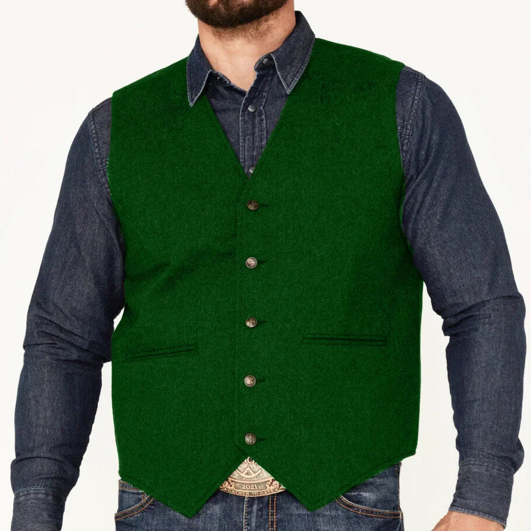 Men Vest Coffee Herringbone V Neck Single Button Waistcoat For Wedding Business Casual Formal Daily Office Work Men Suit Vest