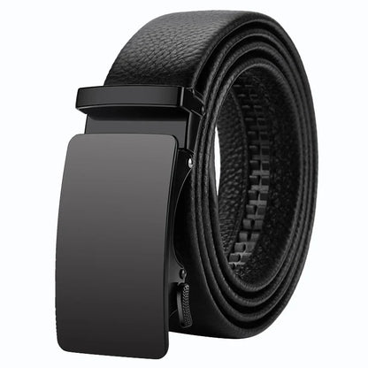 Men Belts Automatic Buckle Belt Genuine Leather High Quality For Men Leather Strap Casual For Jeans