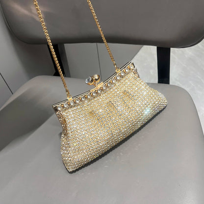 Handle Rhinestones Evening clutch Bag Purses and handbag luxury Designer shiny Crystal Clutch purse bucket bag shoulder bags