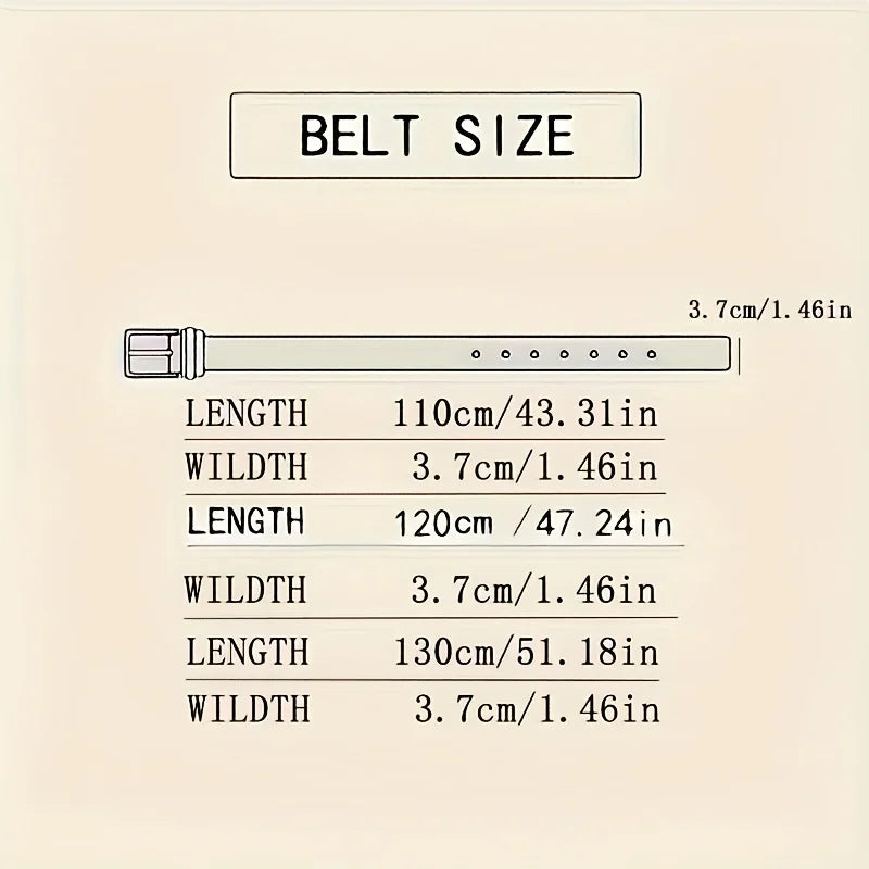 Men's 3-Piece Faux Leather Belt Set, 2026 New Style, Automatic Smooth Buckle, for Tucking In, Great for Business and Casual