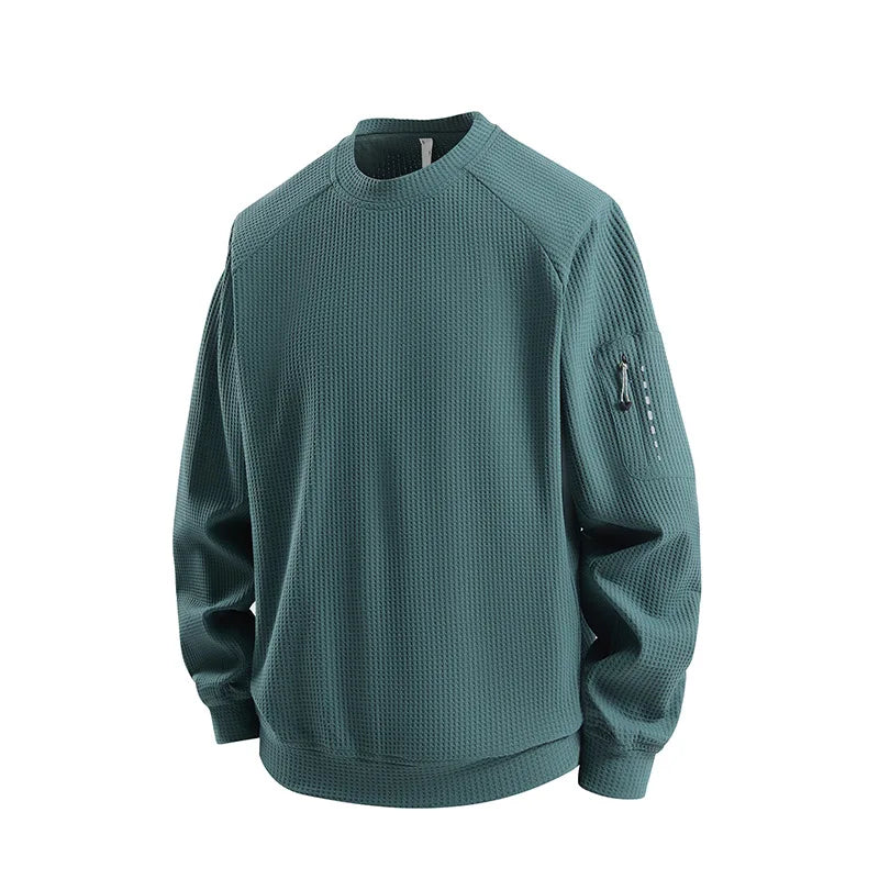 Outdoor Series: Classic Crew Neck T-Shirt with Moisture-Wicking, Quick-Drying & Antibacterial Tech for All-Weather Commute