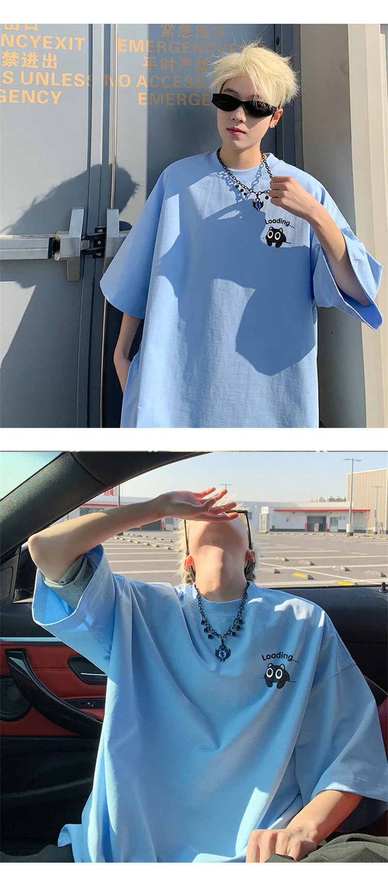 Men's T-shirts Oversized Summer Casual Wear 3XL White Cotton Tshirt for Men Funny Anime Print Men Tee Shirts New Clothes
