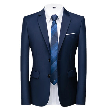 2026 New Men's Green Suit Jacket, Two Button V-Neck Coat, Wedding Party Formal Dress Tops Blue Red Yellow Green Blazers