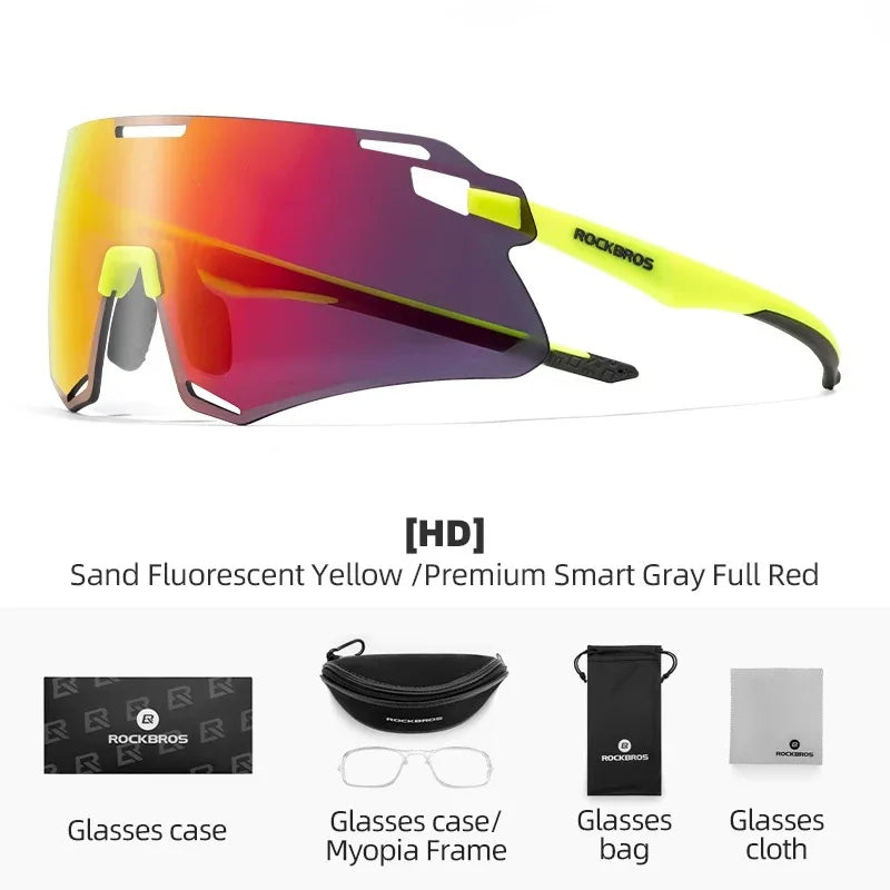 Cycling Glasses Lightweight Frameless Bike Glasses High-Definition Lenses Road Bicycle Protection Goggles Sport Eyewear