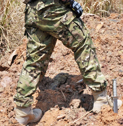 Men's Uniform Camouflage Tactical Multicam Cargo Pants Army Combat Long Trousers Fisthing Climbing Hunting Pants