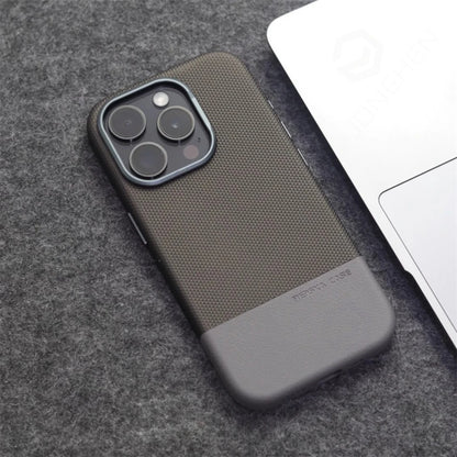 Luxury Hit Color For Magsafe High-end Magnetic Leather Case For iPhone 16 Plus 15 14 13 17 Pro Max Alloy Lens Shockproof Cover