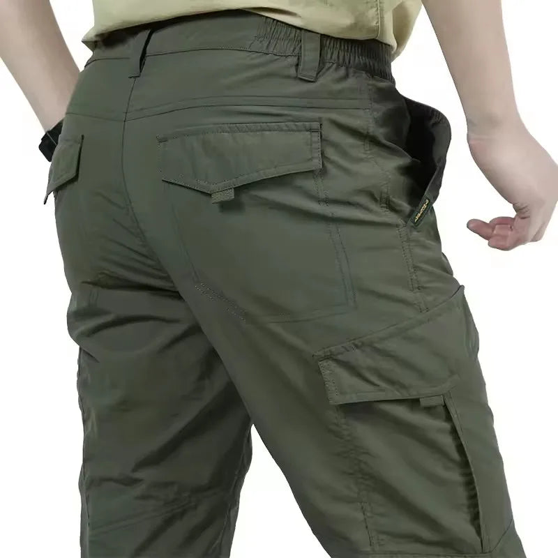 Summer Outdoor Quick Dry Pants Lightweight Breathable Hiking Camping Pants Men Climbing Trekking Trousers Tactical Cargo Pants