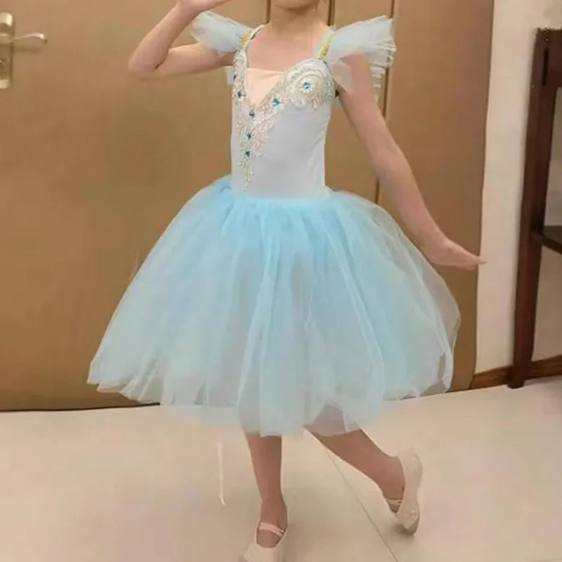 Girl Ballet Dress Tutu Outfit Vestidos Princess Dance Costumes Kids Clothes Summer Girls Dresses Ballet Leotards Children's Day