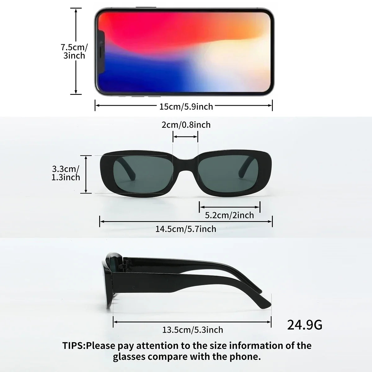 20Pcs Classic Fashion Black Set Sunglasses Woman Luxury Brand Small Rectangular Sun Glasses Suitable for Holiday Gifts