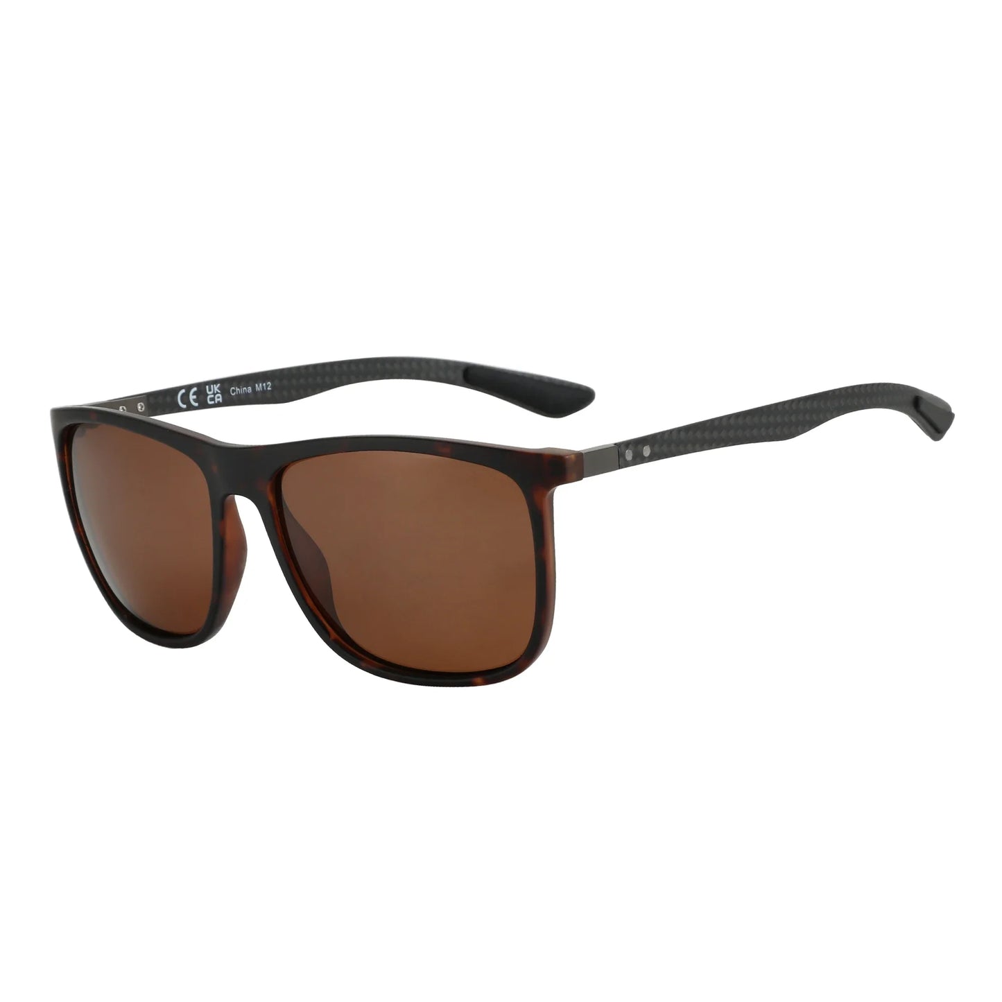Carbon Fiber Prescription Sunglasses Square Polarized Optical Sun Glasses Shade for Driving Fishing Golf Sport