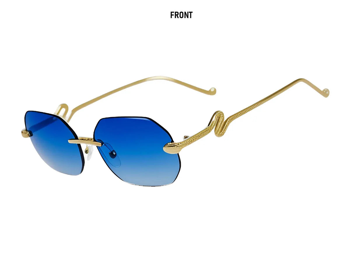 Fashion Rimless Sunglasses Women 2026 Oval Glasses Luxury UV400 Protection Dropshipping Lentes De Sol Mujer Lunette Soleil Femme