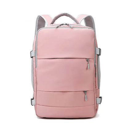 Travel Backpack Women Large Capacity Waterproof Anti-Theft Casual Daypack Bag with Luggage Strap & USB Charging Port Backpacks
