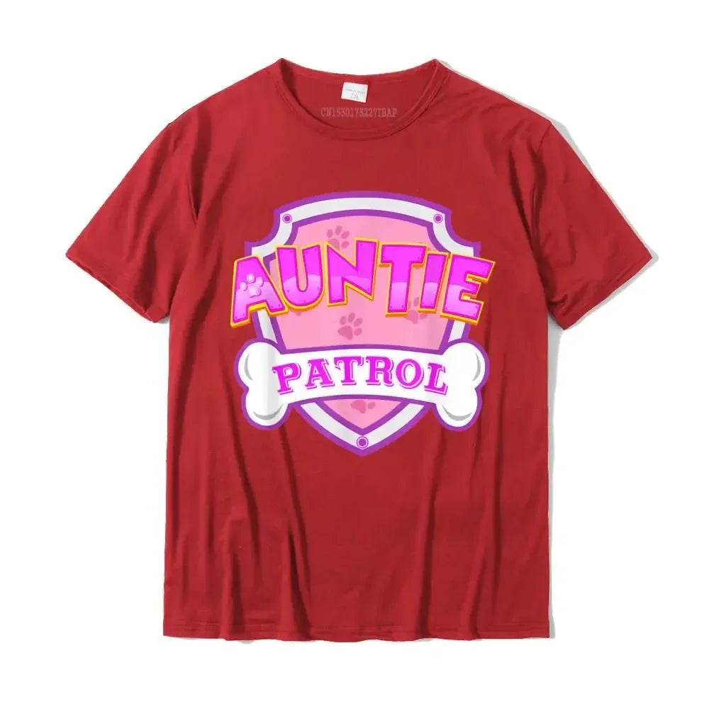 Dog Patrol Shirt Women's Clothing Funny Gift Birthday Party Family Clothing T-Shirt Birthday Gift Top Tee Shirt Women Clothing