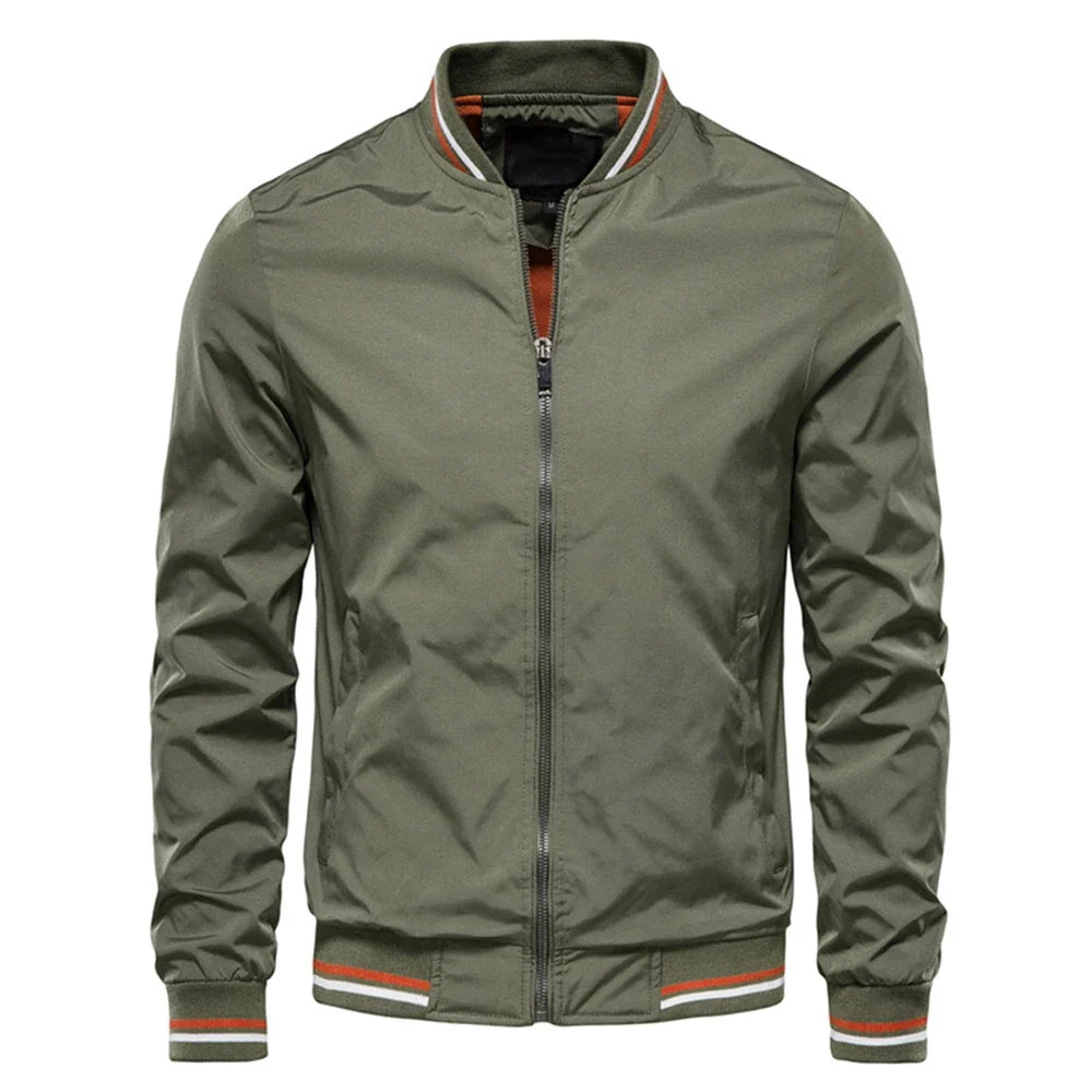 Spring Summer Bomber Jacket Men Black Casual Slim Fit Baseball Mens Jackets New Autumn Fashion High Quality Jackets for Men
