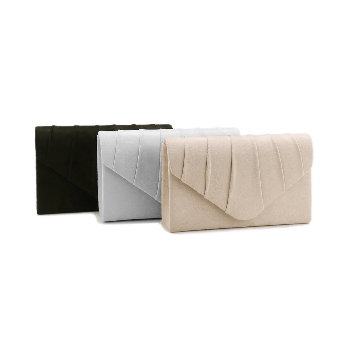 Silver Clutch Bags Envelope Design Women Evening Bags Velvet Cover Chain Shoulder Casual Party Dinner Handbags Banquet Prom Purs