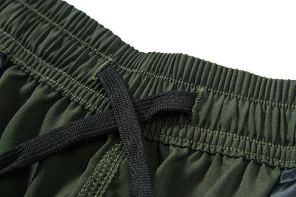 Quick Dry Athletic Running Shorts with Zipper Pockets Men's Summer Shorts for Gym Training Workout Hiking Casual Shorts