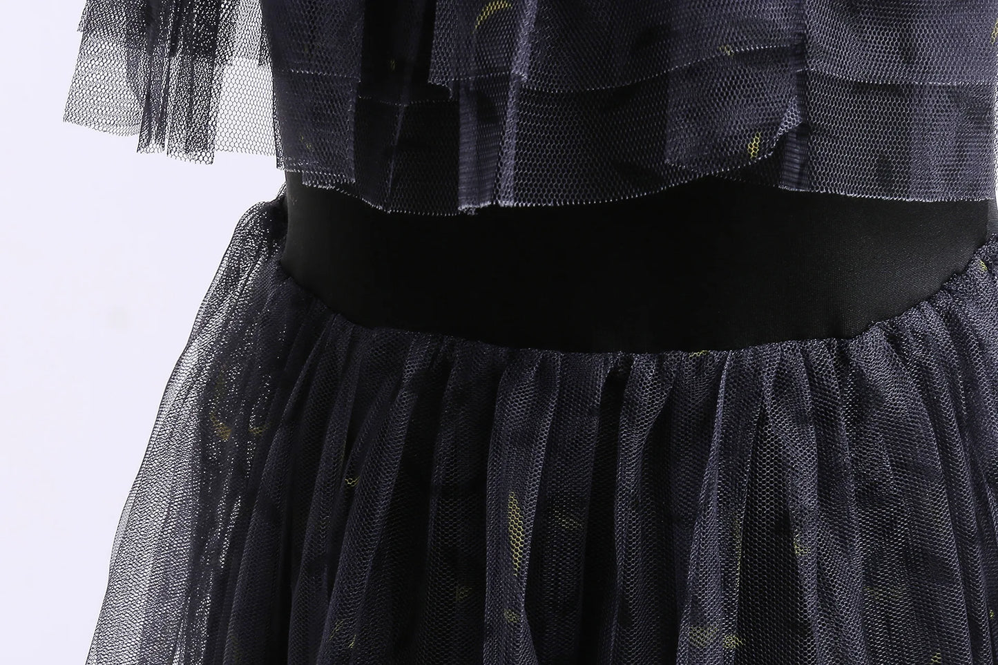 Wednesday Cosplay For Girls Costume Movie Addams Dresses for Girl Kids Mesh Party Dresses Halloween Carnival Costumes 4-12Yrs