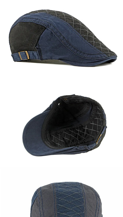 Men Women Beret Spring Autumn Cotton Flat Cap Ivy Gatsby Newsboy Hat Fashion Adjustable Vintage Cabbie Hats