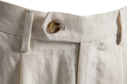 Men's Comfortable Elastic Waist Shorts Solid Color Cotton Linen Blend Multi Pocket Breathable Quick Dry Summer Shorts
