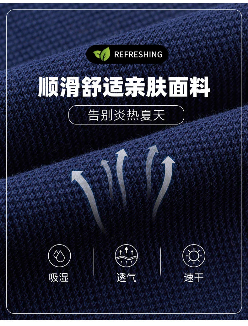 100% Cotton high-End Brand Men's Summer Exquisite Embroidery Short Sleeved Polo Shirt Trend Casual Lapel T-Shirt Men's Clothing