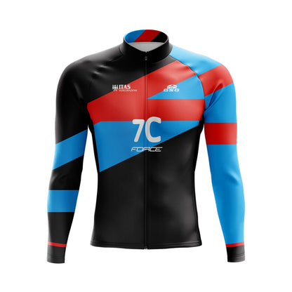 2022 ITAS Winter Cycling Jersey Thermal Fleece Outdoor Pro Sports Long Sleeve Jacket Bike Clothing