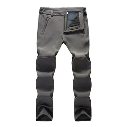 Winter Slim Men Outdoor Camping Pants Hiking Trousers Women Travel Thickening Warmth Retention Trekking Ride Sportswear