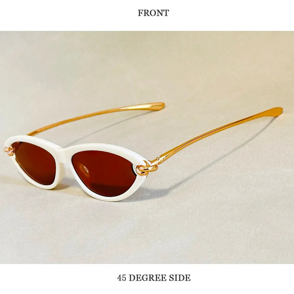 Fashion Oval Sunglasses Women 2026 Luxury Vintage New Cat Eye Sunglass Glasses Luxe Lunette Soleil Femme Lentes De Sol Mujer