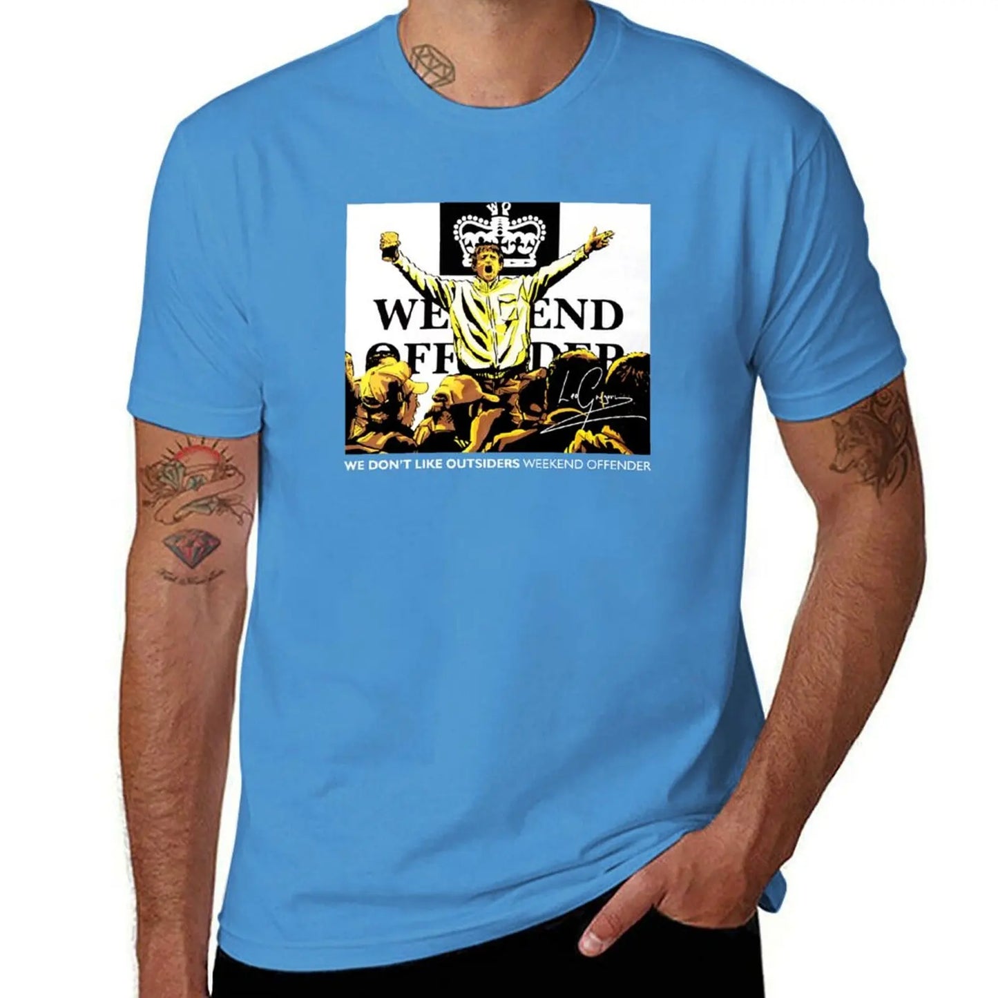 We Don't Like Outsiders Weekend T-Shirt hippie clothes heavyweights men graphic t shirts