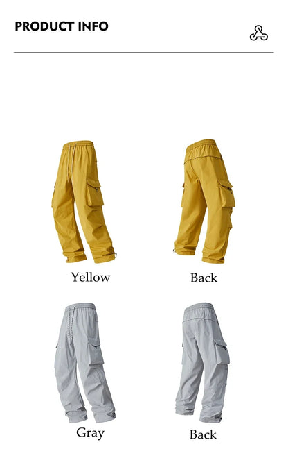 Autumn Hiking Pants Elastic Waist Outdoor Waterproof Camping Trousers Women Large Pocket Breathable Mountaineering Cargo Pants
