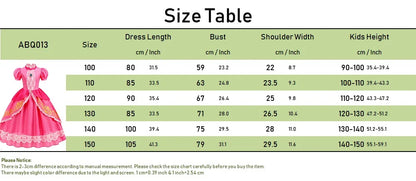 Girls Peach Dress Halloween Princess Cosplay Costume Kids Gowns Children Fancy Outfits