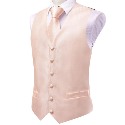 Formal Rose Pattern Paisley Plain Solid Mens Vest Party Wedding Waistcoat Pocket Square Tie  Hankie Suit Set