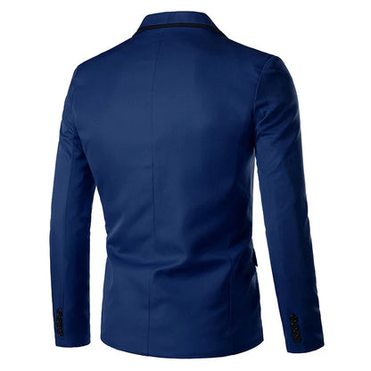Man Party Dresses Leather Dress Coats Suits Blazer Clothing Men's Solid Color Suit Coat Mens Blazers