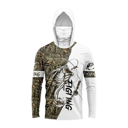 2026 Summer New Style Men's Long-Sleeved T-Shirt with 3D Fishing Pattern Print Casual Fashionable Sporty Comfortable Breathable