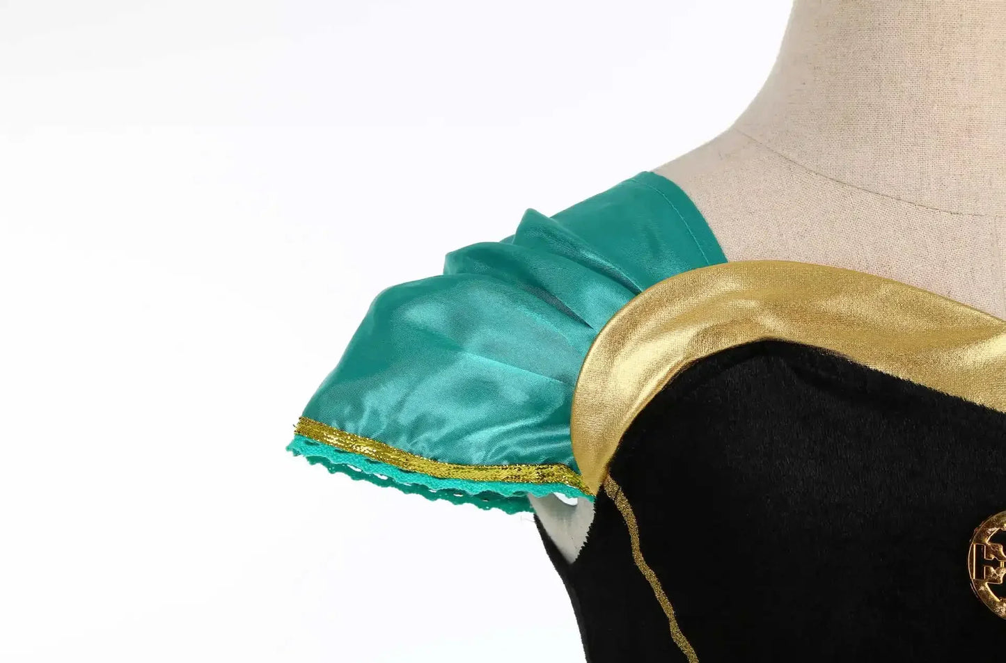Girls Princess Anna Dress Birthday Party Dresses Halloween Disguise Cosplay Costume Fancy Green Dress Up Fantasia Anna Costumes