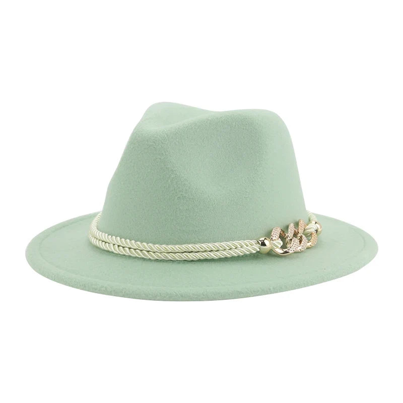 Girl Hat Boys Hat Fedoras Hats for Women 52cm 54cm Solid Small Panama Jazz Caps Belt Dress Formal Outdoor New Sombreros De Mujer