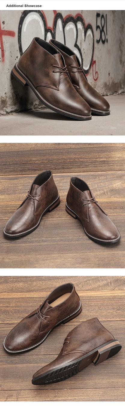 Classic Chukka Boots Men 2026 Brand Comfortable Fashion Retro Desert Boots