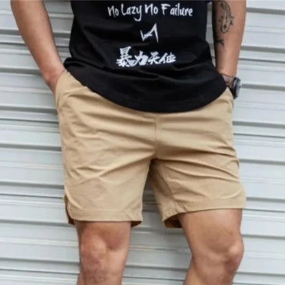 summer Men Shorts Light Weight Thin printing breathable Short Pants Fitness Men Casual Shorts Quick-drying Drawstring Shorts