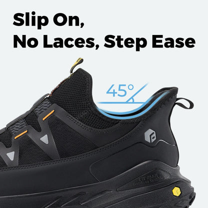 Men'S Extra Wide Sneakers Slip-On Shoes Comfortable Running Shoe Non-Slip Hiking With Arch Support For Swollen Feet