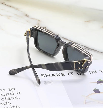 Millionaire Square Sunglasses For Men Vintage Luxury Sunglasses Women Retro Shades Fashion Glasses Gafas De Sol Sonnenbrille Sun