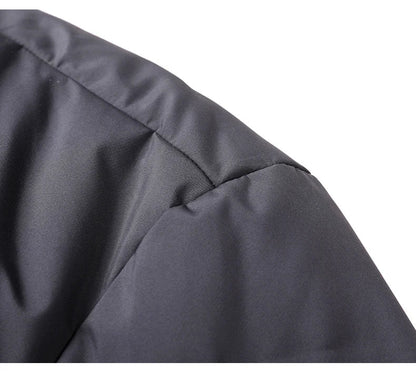 Men's Winter Fashion High-Quality down Jacket 90% White Duck down Warm Coat with Removable Scarf Suit Collar M-4XL Sizes