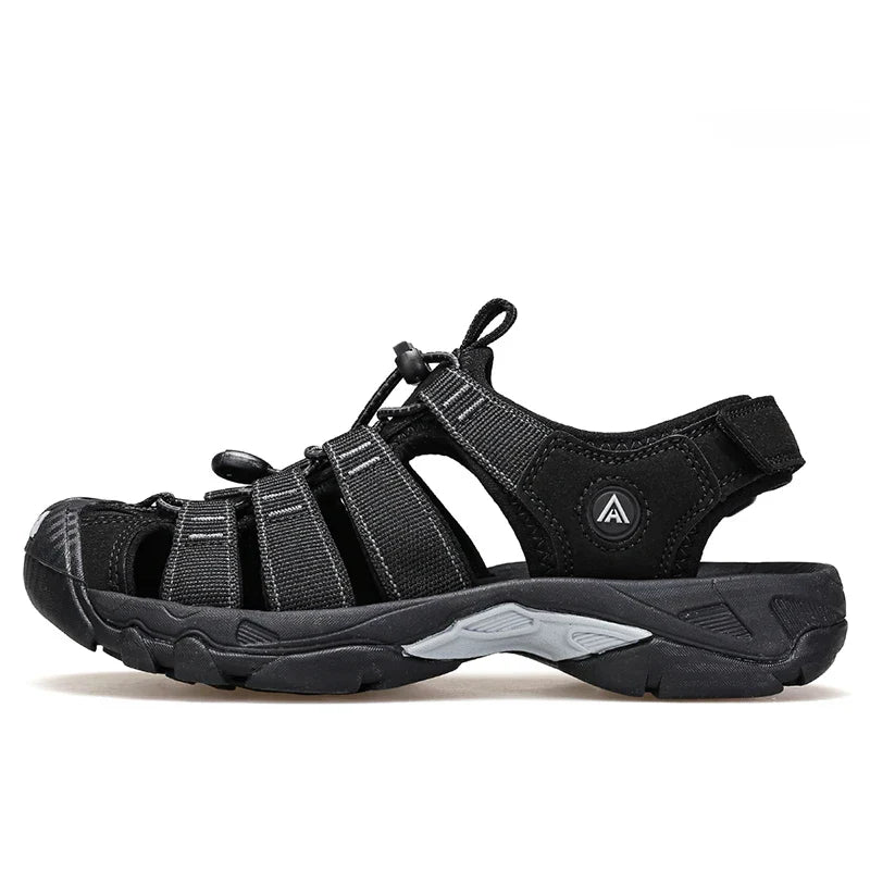 Summer Outdoor Sandals for Men Breathable Hiking Shoes Water Beach Mens Sandals Camping Climbing Aqua Sneaker